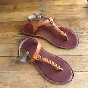 American Eagle Braided Sandal size 7